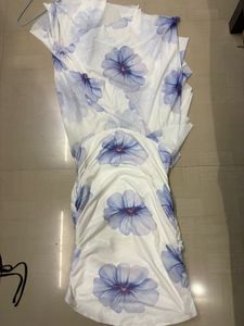 Chic Floral Ruched Mini Dress