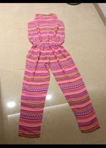 Boho Striped Jumpsuit