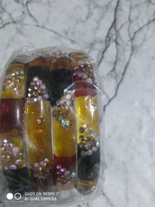 Sparkling Beaded Bangles Set