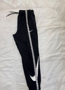 Nike Black Swoosh Joggers