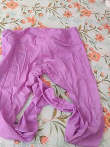Party Wear Purple Net Suit