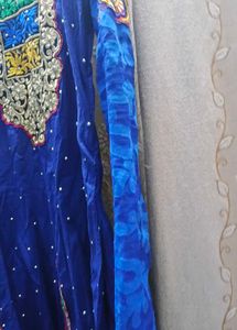 Blue Embroidered Kurta