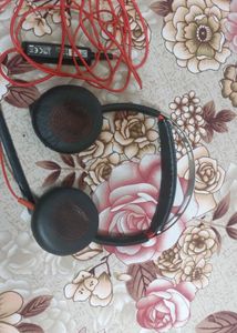 Black Over-Ear Headset with Mic