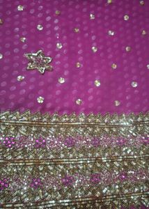 Elegant Magenta Saree