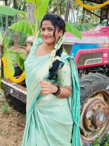 Beautiful Teal Saree