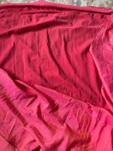 Vibrant double shadePink and orangeEthnic Skirt