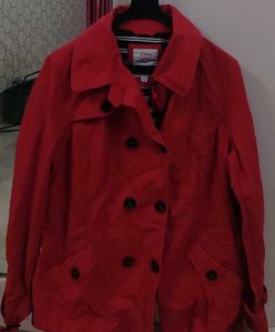 Red Double-Breasted Jacket