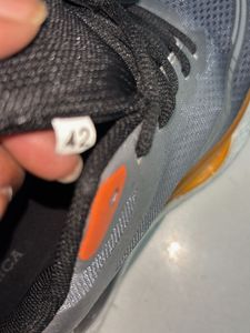 Forca Stylish Grey &amp; Orange Sneakers