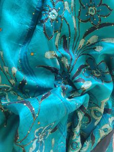 Light Weight Party Wear Saree With Stitched Blouse