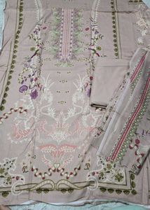 Embroidered Kurta Set - Blush &amp; Lavender