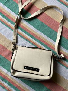 Cream Crossbody Bag