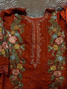Elegant Embroidered Ethnic Dress