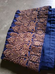 Beautiful Blue Kurta With Churidar And Dupatta