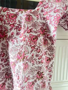 Floral Print Kurta