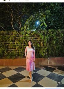 Mesh Tie-Dye Ruched Dress