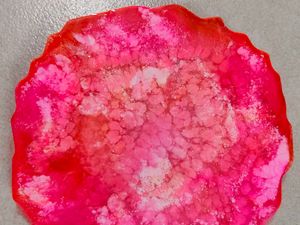 Handmade Resin Coaster with Shells