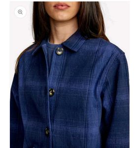 RVCA flannel Button-down Shirt Jacket