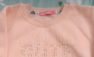 Cute Pink Sweater Size-36