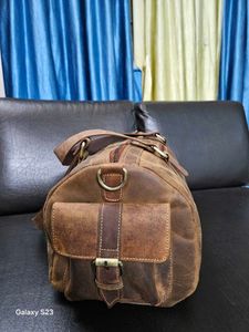 HUNTER LEATHER DUFFLE BAG