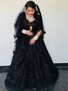 Black Hand Work Dress