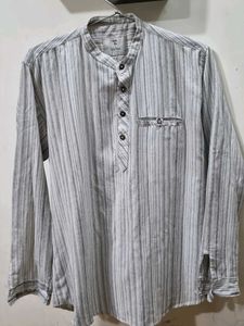 Men's Striped Kurta Shirt