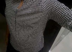 Checked Long Sleeve Top