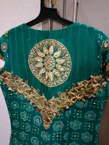 Lovely partywear kurti 'pure bandhni'