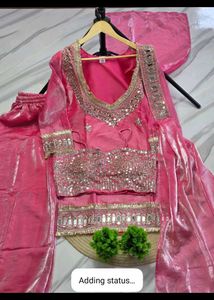 Elegant White Kurta Set with Embellishments