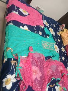 Peacock Embroidery suit