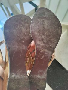 Golden Embellished Flats