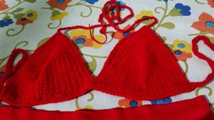 Crochet Bra With Shorts