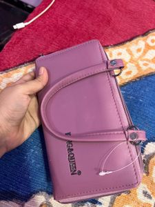 Floral &amp; Pink Clutch/Wallet Set