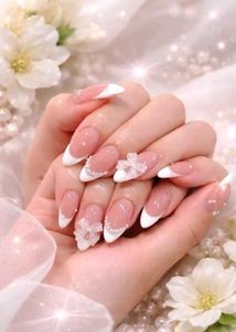 Beutiful 3D Press On Nails - 24 Reusable