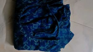 Blue Printed Blouse