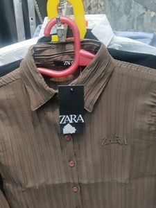 Zara Brown Shirt