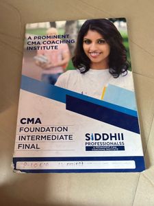 CMA Intermediate Study Material