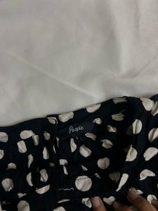 People - Trendy Polka Dot Long Sleeve Top