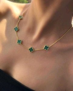 Anti tarnish Elegant Clover Charm Necklace
