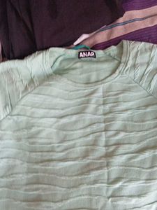 Anap Textured Mint Green Top