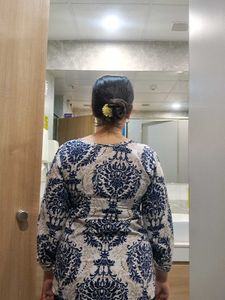 Patterned Long Sleeve Top