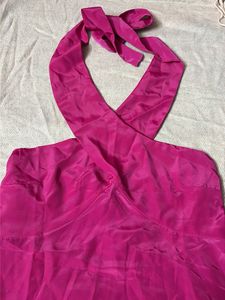 Magenta Halter Top