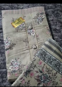 Cotton Unstitched Suit Set