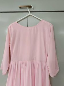 Pretty Pink Kurta with Embellishments