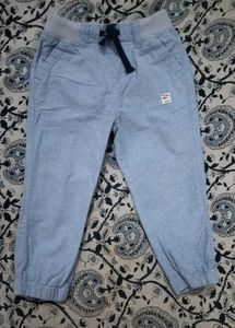 Light Blue Joggers for Boys