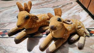 Cute Spotted Deer Plush Toys Set