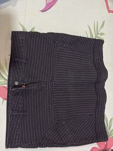Striped Mini Skirt