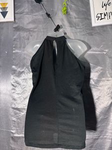 ZARA Chic Black Halter Neck Top