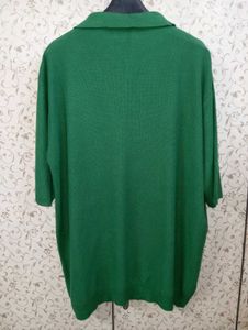 saii Green Knitted Polo Tshirt