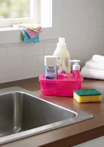 Kitchen Sink Organizer with Liquid Dispenser