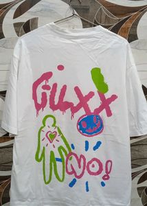 Graphic Print White T-Shirt